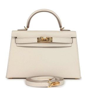 Hermès Kelly Sellier 20 Craie  10 Epsom 2025 K