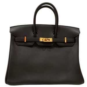 Hermès Birkin  25 Black 89 Swift 2016 X