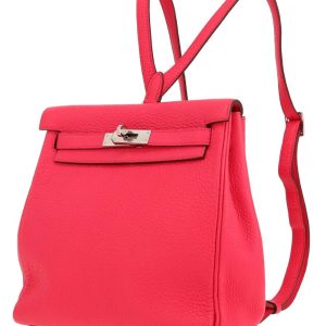 Hermès Kelly Backpack Rose Extreme I6 Togo 2020 Y