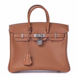 Hermès Birkin  25 Gold 37 Barenia 2020 Y