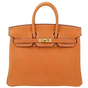 Hermès Birkin  25 Toffee 1H Peau de Porc 2022 U